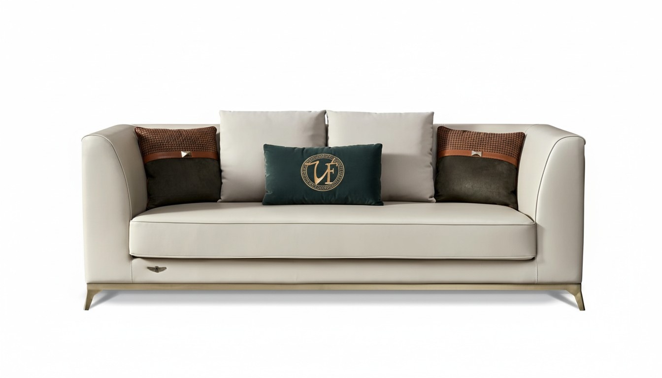 Sofagarnitur 3+1 Sitzer Set Design Sofas Polster Couchen Leder Relax Sitz