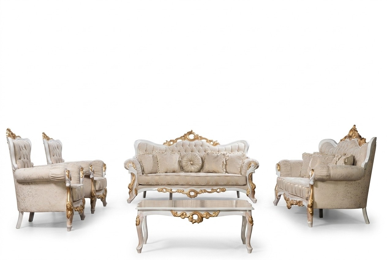 Sofagarnitur 3311 Sitz Set Design Sofa Polster Couchen Klassiker Couchtisch