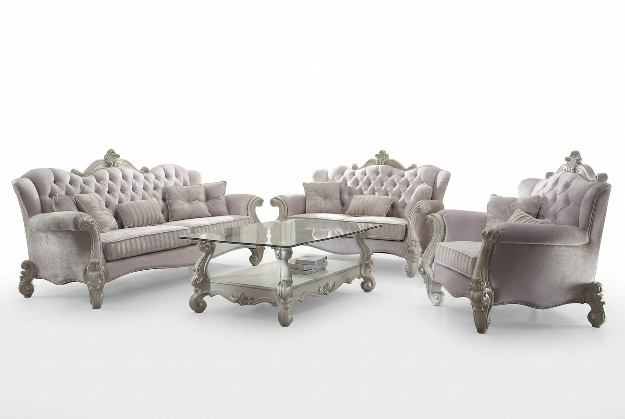 Sofagarnitur 3+2+1 Sitzer Klassischer Wohnlandschaft Sofas Couchen