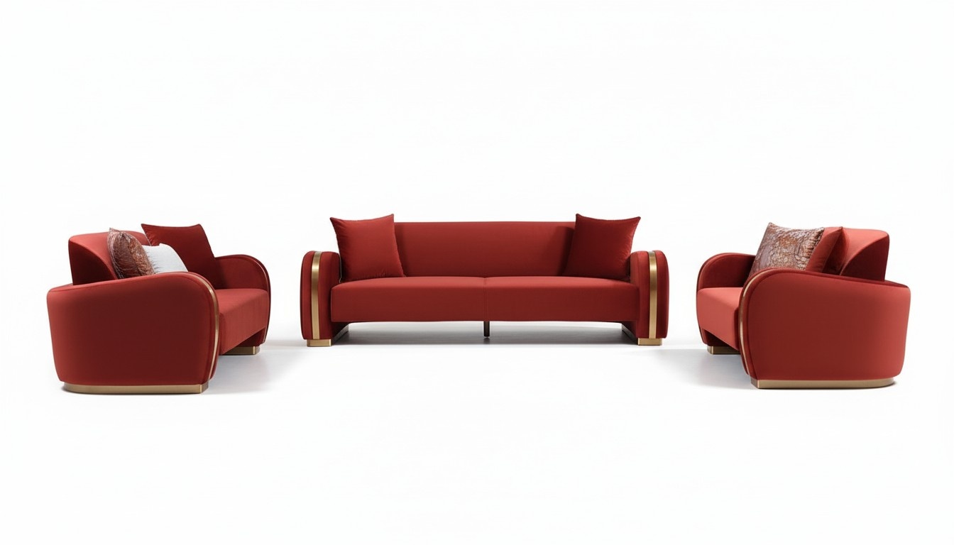 Sofagarnitur 321 Sitzer Set Design Sofa Couchen Couch Luxus Gruppe Polster Neu