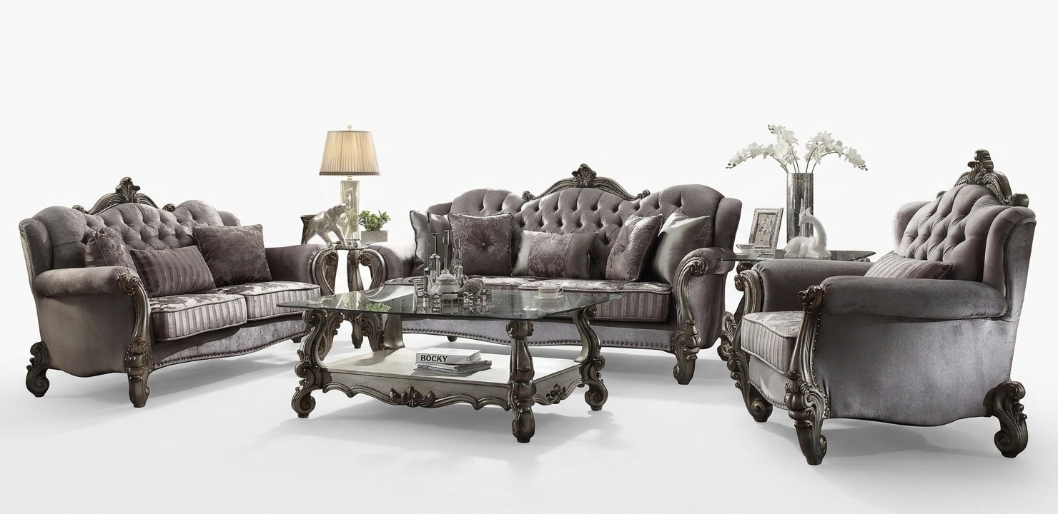 Sofagarnitur 3+2 Sitzer Klassischer Wohnlandschaft Sofas Couchen Polster