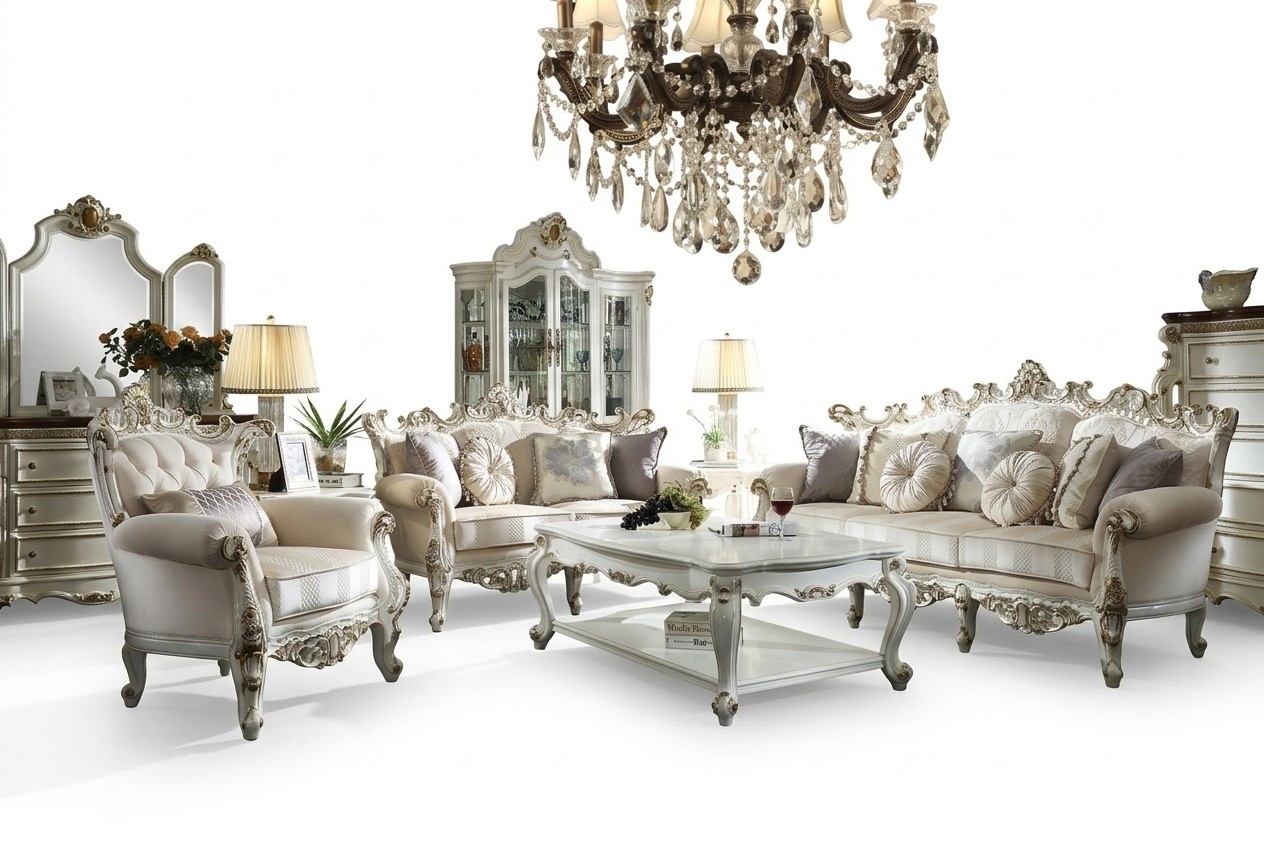 Sofagarnitur 3+2 Sitzer Klassischer Wohnlandschaft Sofas Couchen Polster