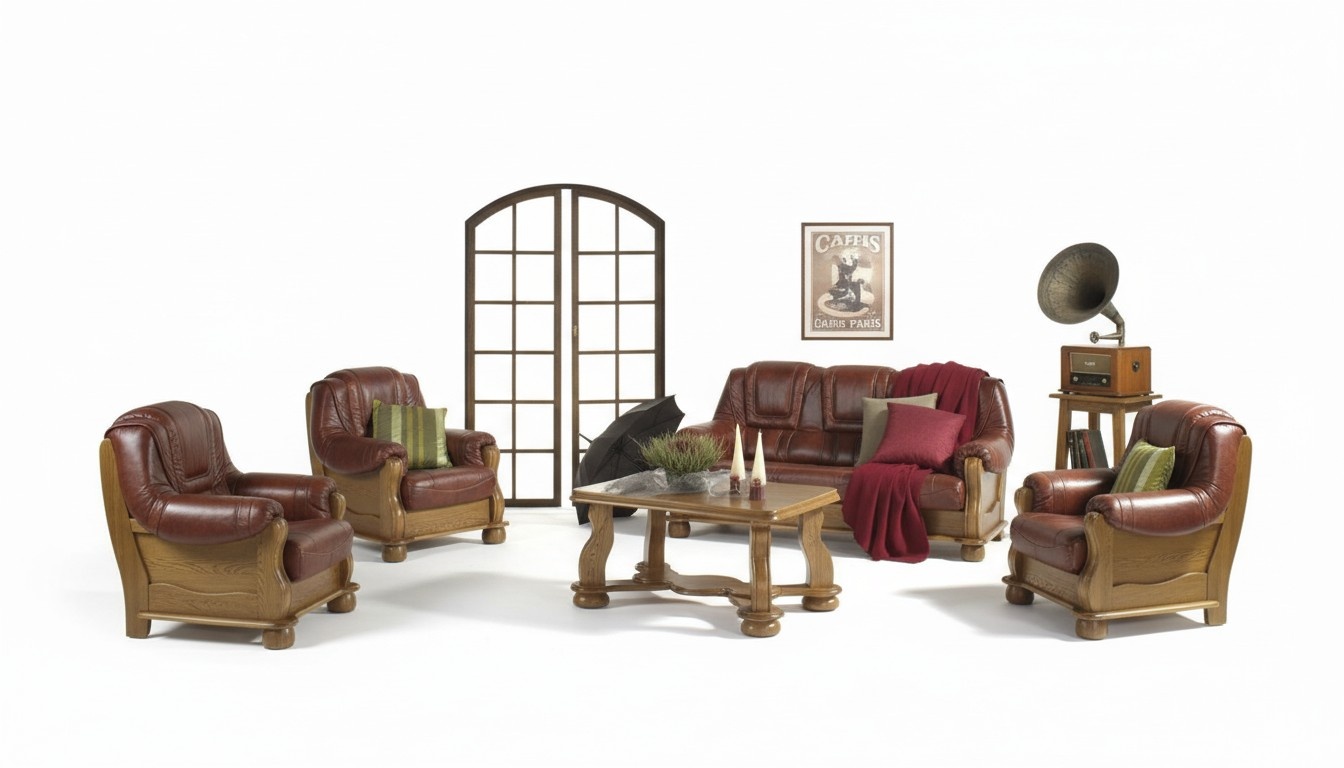 Sofagarnitur 3+2 Sitzer Klassischer Wohnlandschaft Sofas Couchen Polster