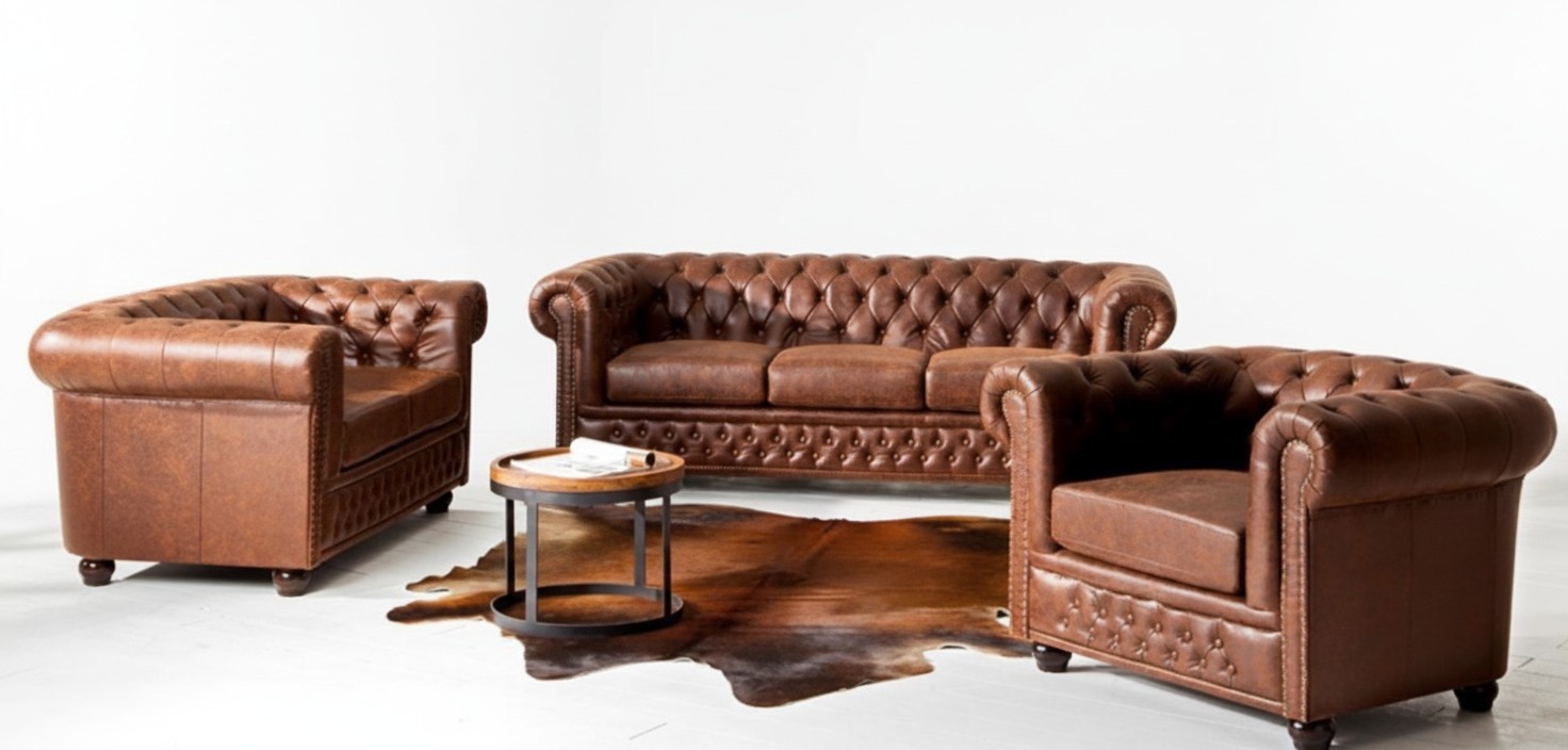 Sofagarnitur 3+2 Sitzer Neu Set Design Sofas Polster Couchen Leder