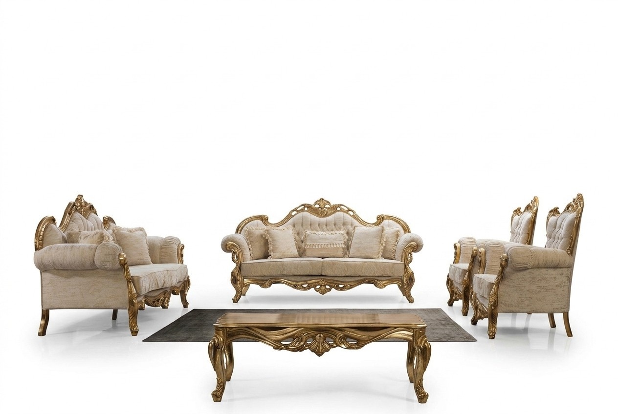 Sofagarnitur 3311 Sitz Set Design Sofa Polster Couchen Couch Klassiker Luxus