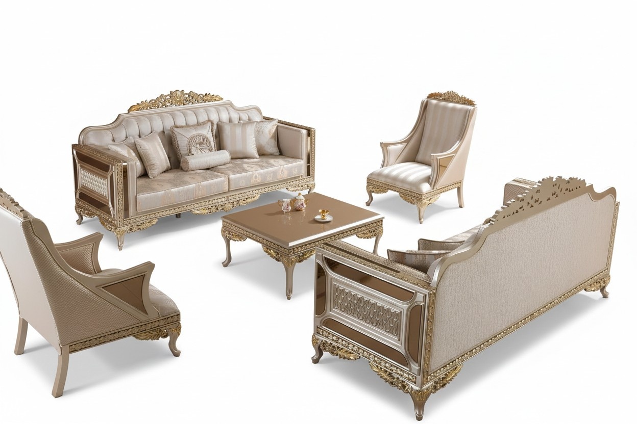 Sofagarnitur 3311 Sitzer Wohnzimmer Set Modern Set Neu Luxus Möbel