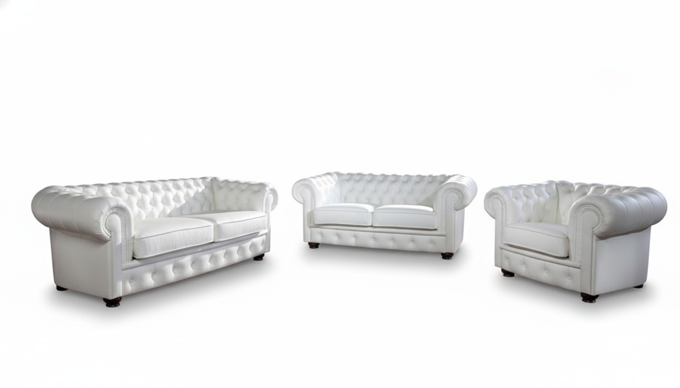 Sofagarnitur Chesterfield 3+2 Sitzer Sofa Sitz Polster Klassiche Couchen