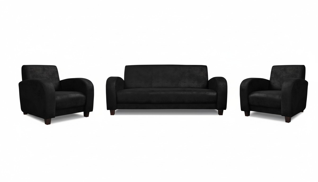 Sofagarnitur Moderne 321 Sitzer Ledersofa Couch Wohnlandschaft Garnitur