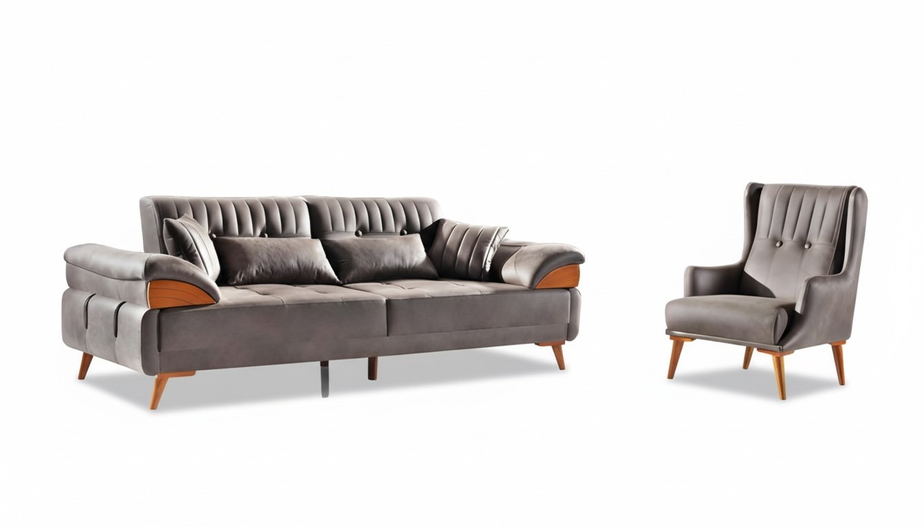 Sofagarnitur Sitzgruppe Wohnlandschaft Polstergarnitur Sofa Couchgarnitur Set 31