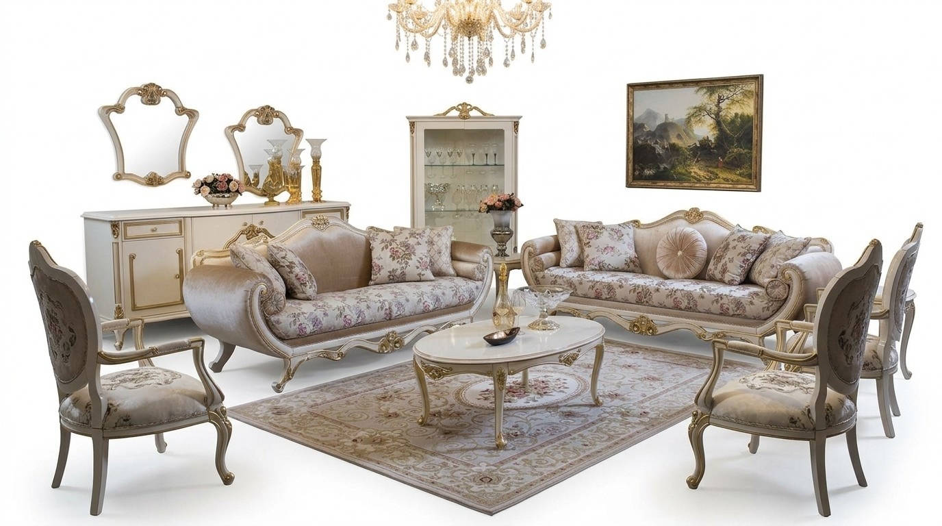 Sofagarnitur Sofa Couch Couchtisch Sessel Sofas Set Stoff 311 Garnitur 5tlg.