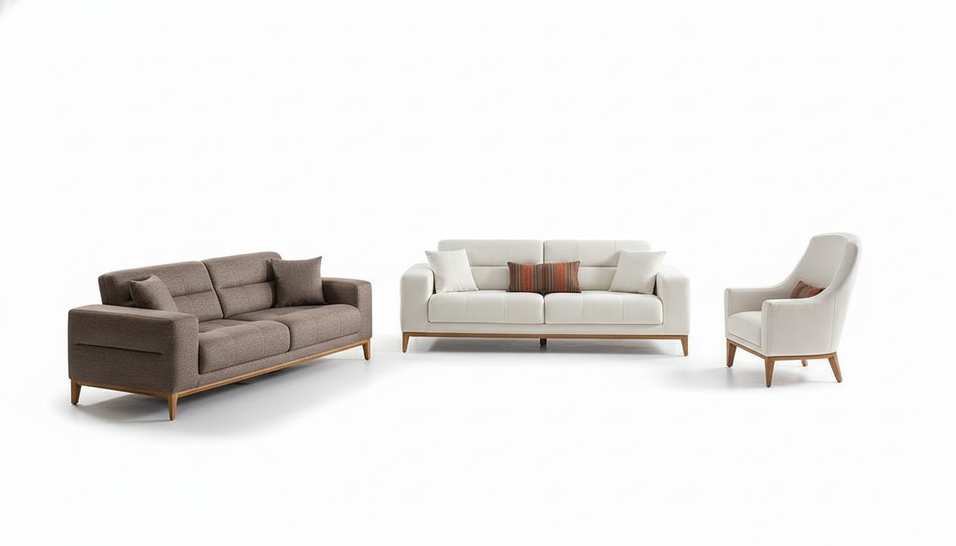 Sofagarnitur Sofa Luxus 2x Sofas 3 Sitzer Modern 1Sitzer 3tlg Modern Set