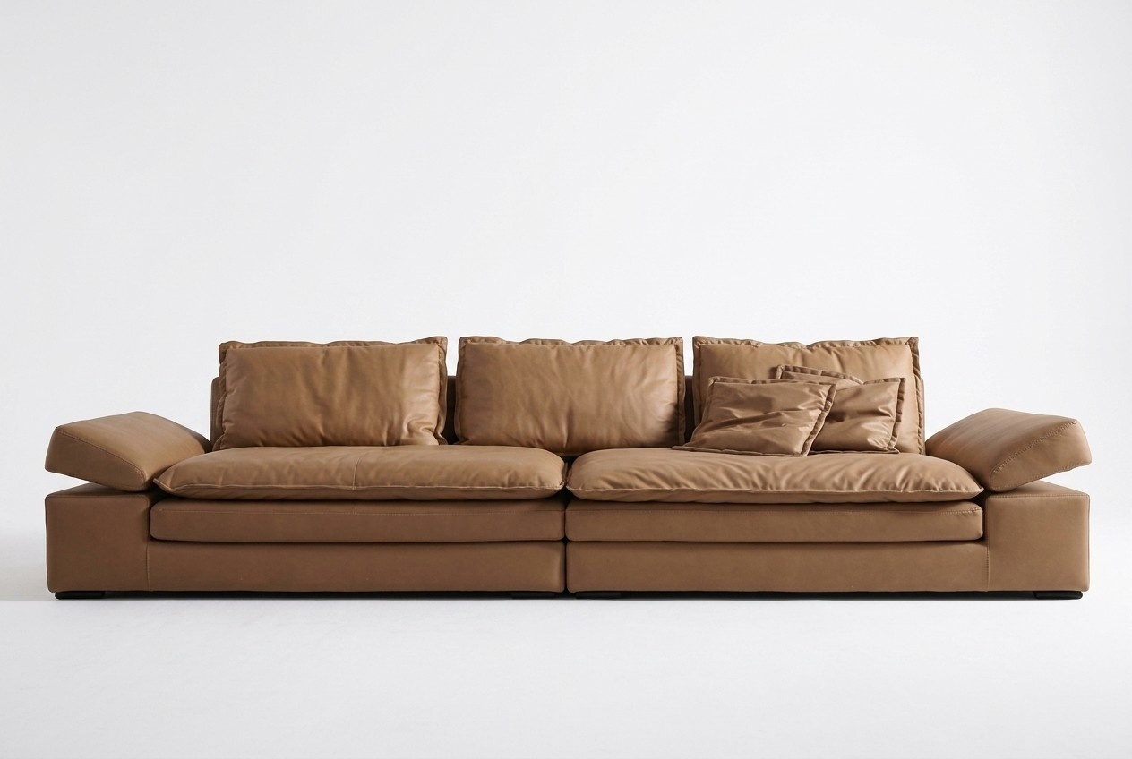 Sofas 4 Sitzer Textil Big Xxl Wohnzimmer Leder Neu Sofa Couch Möbel