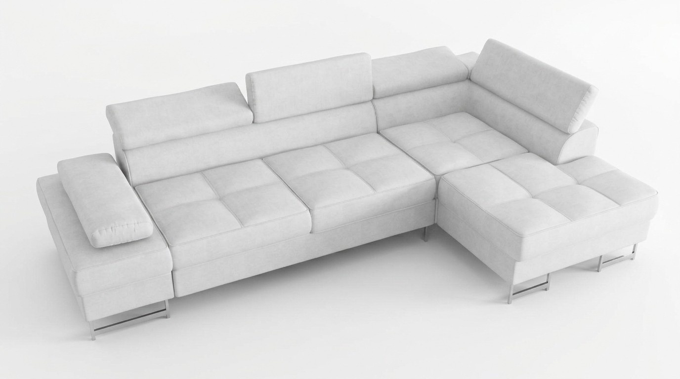 Sofas L Form Sofa Couch Polster Wohnlandschaft Design Ecksofa Textil Leder Neu