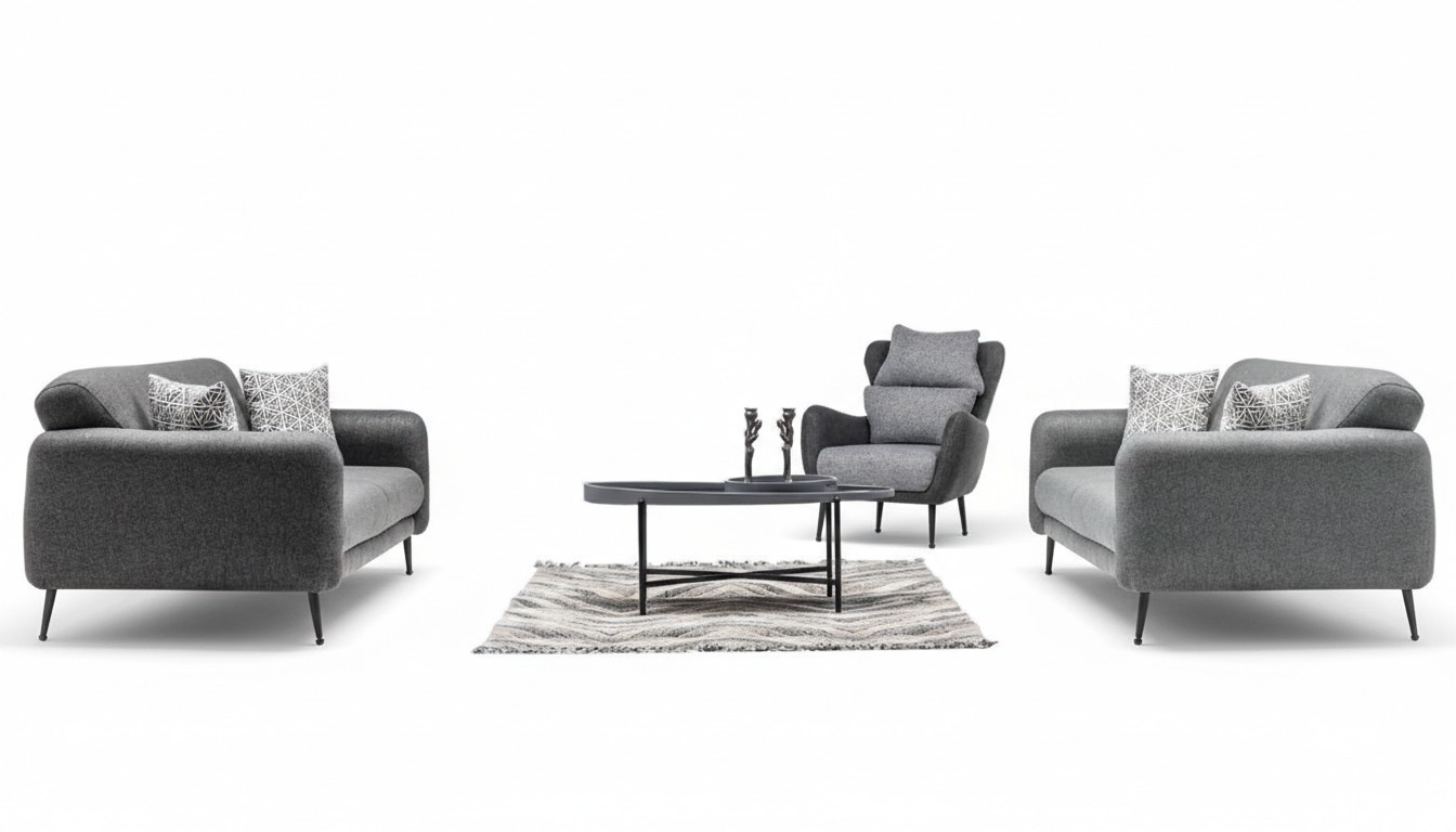 Sofaset Sofa-Set Sitzgruppe Couchgarnitur Polsterset Lounge Sofagarnitur 3+3+1