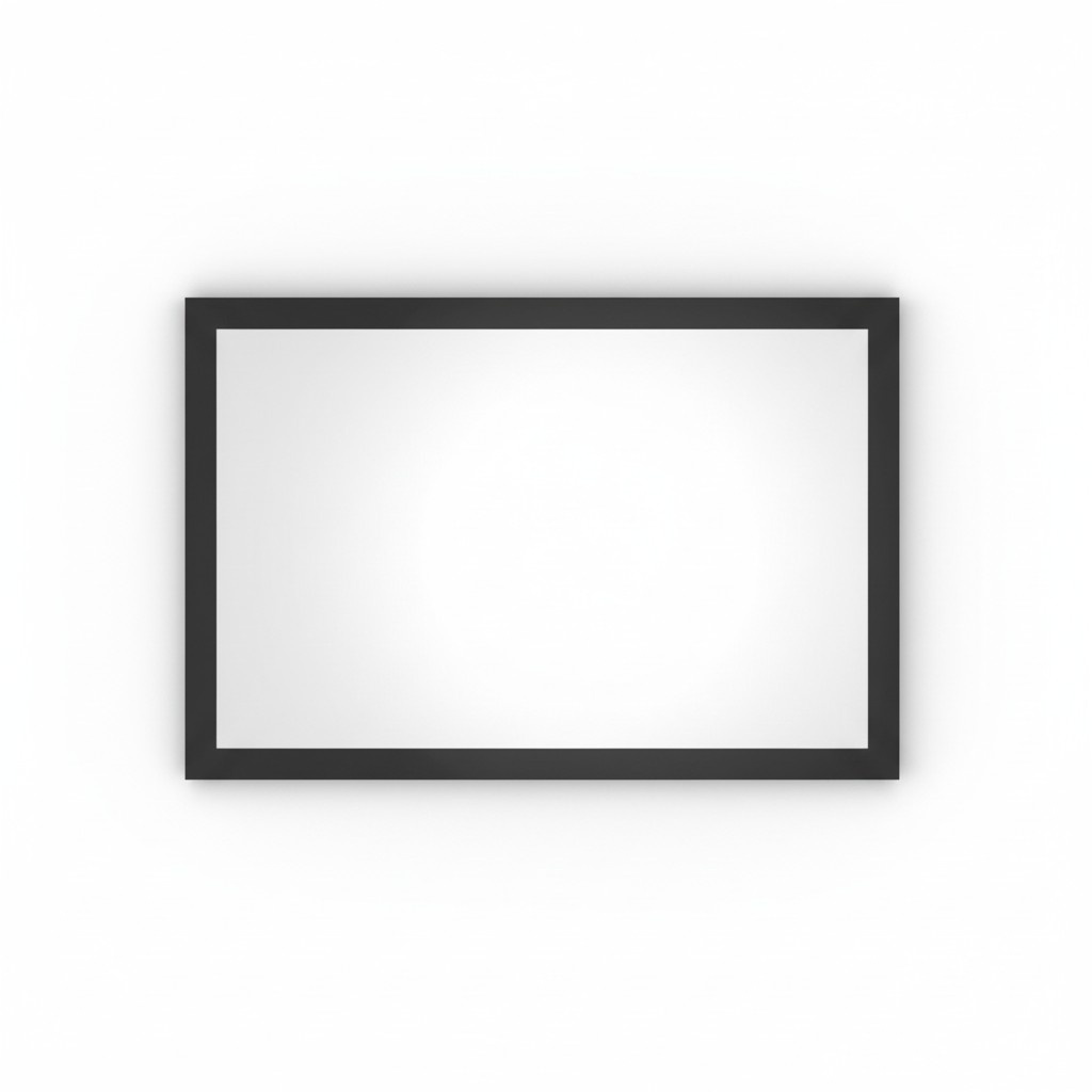 Spiegel Holzrahmen Wandspiegel Klassischer Designer Spiegel 90x60cm