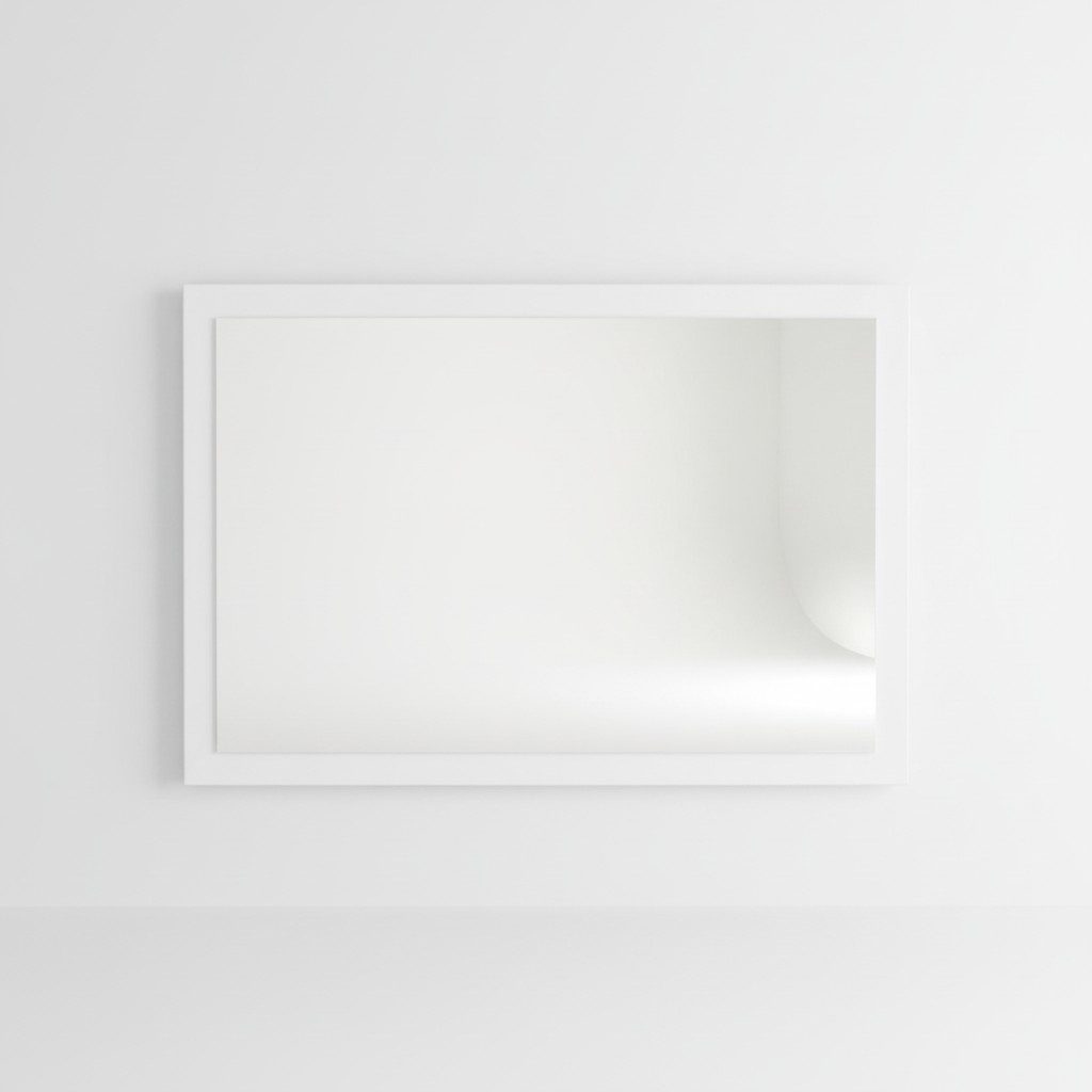 Spiegel Holzrahmen Wandspiegel Klassischer Designer Spiegel 90x60cm