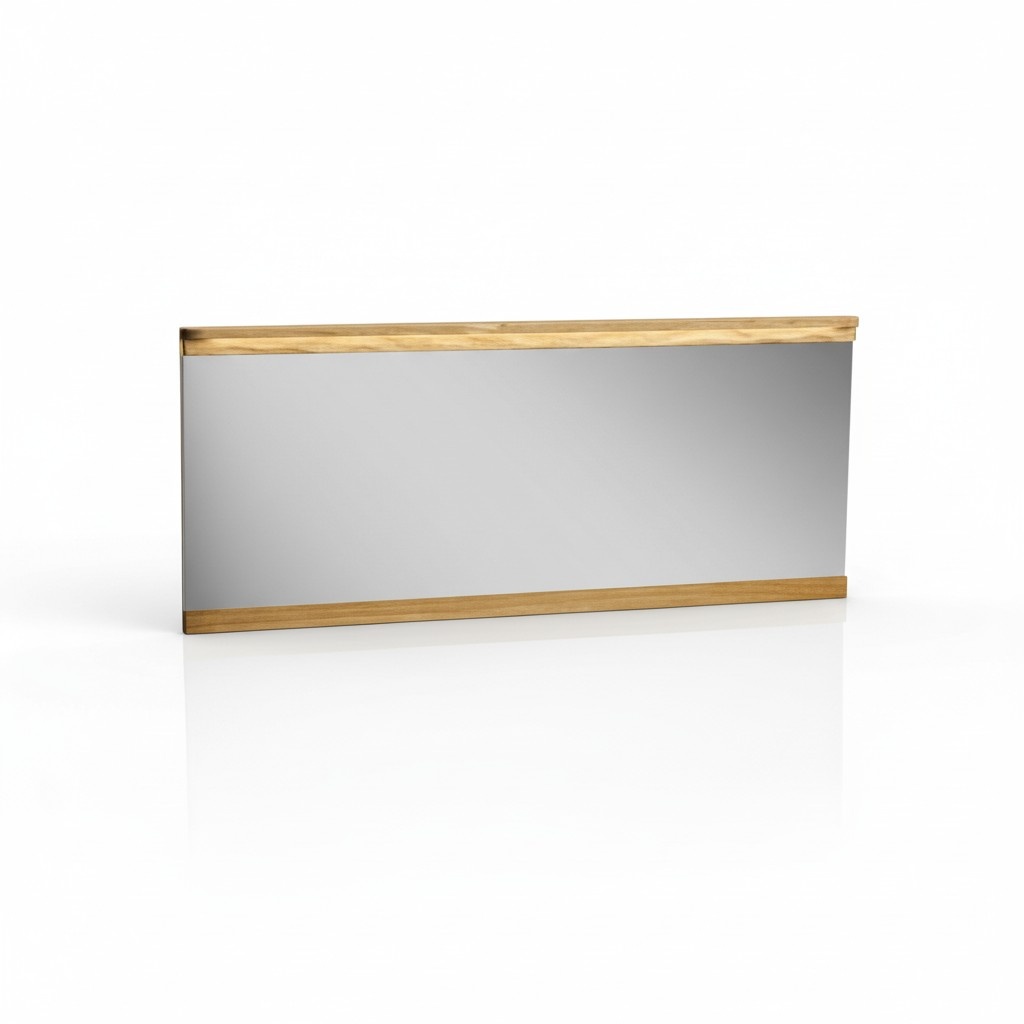 Spiegel Wandspiegel designer Dielen Wohnzimmer Bad Holz Glas design