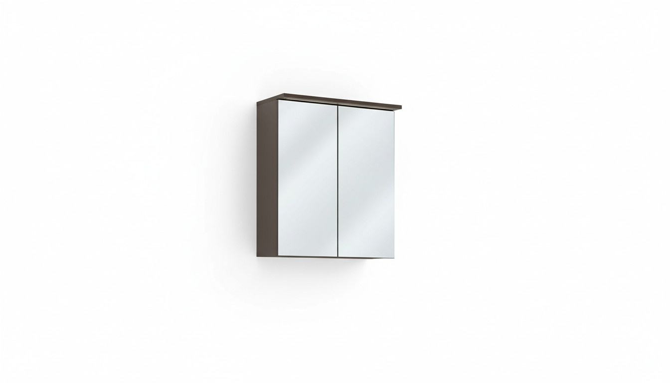 Spiegelschrank Wandschrank Badezimmerschrank mit Spiegel 60 cm LED
