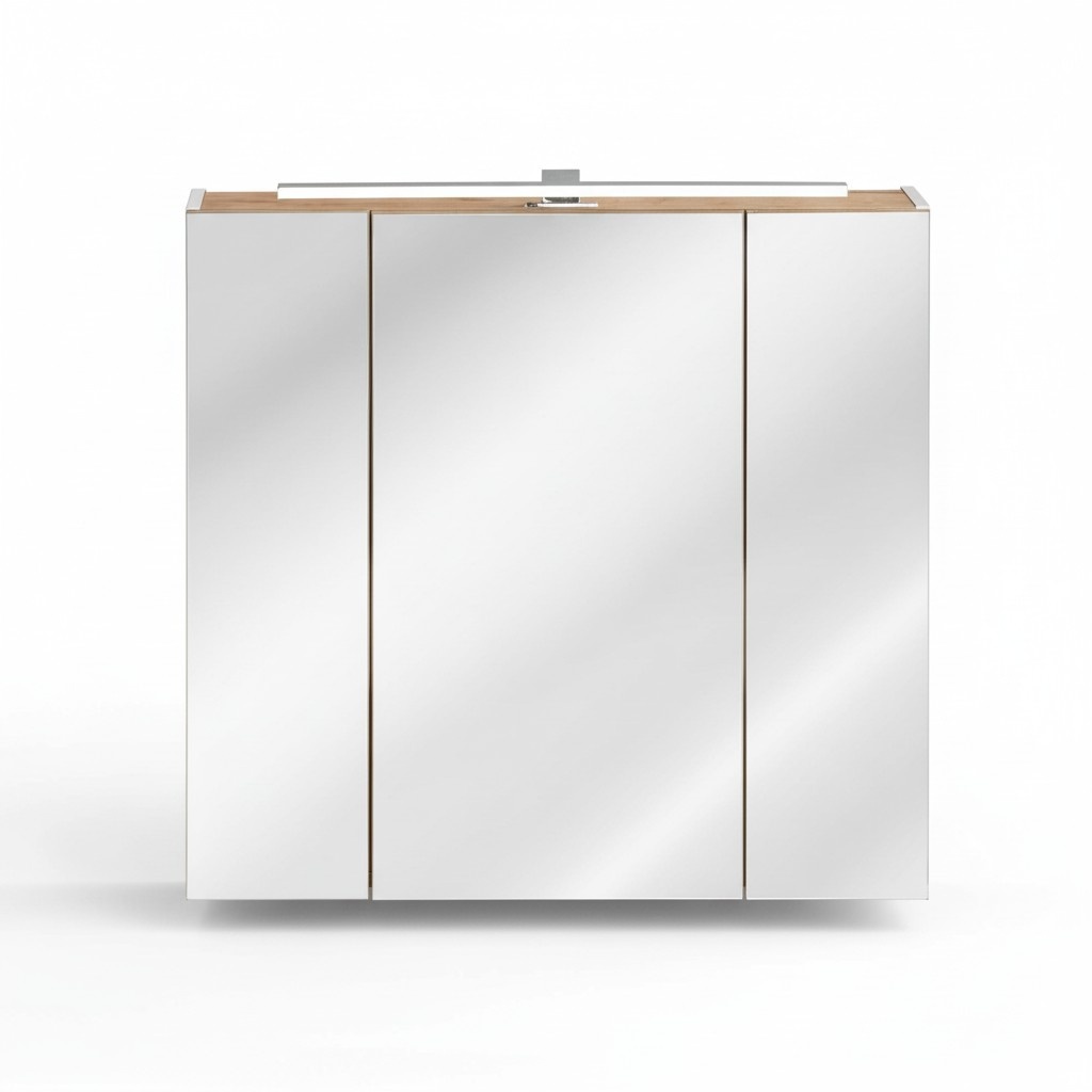 Spiegelschrank Wandschrank Badezimmerschrank mit Spiegel 80 cm LED