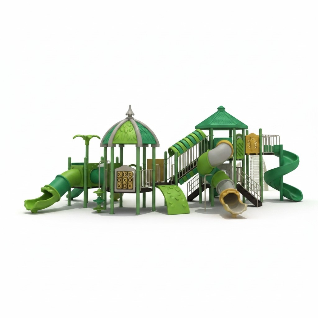 Spielplatz Dschungel Typ Kinder Kinderhaus Spielturm mit Rutsche Neu