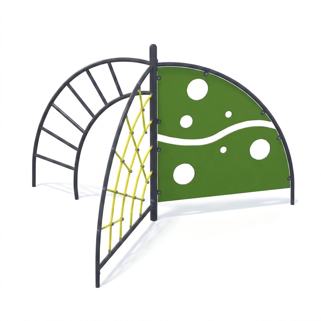 Spielplatz Hängeübergänge Kletterstangen Turnstangen Hangelstangen Klettergriffe