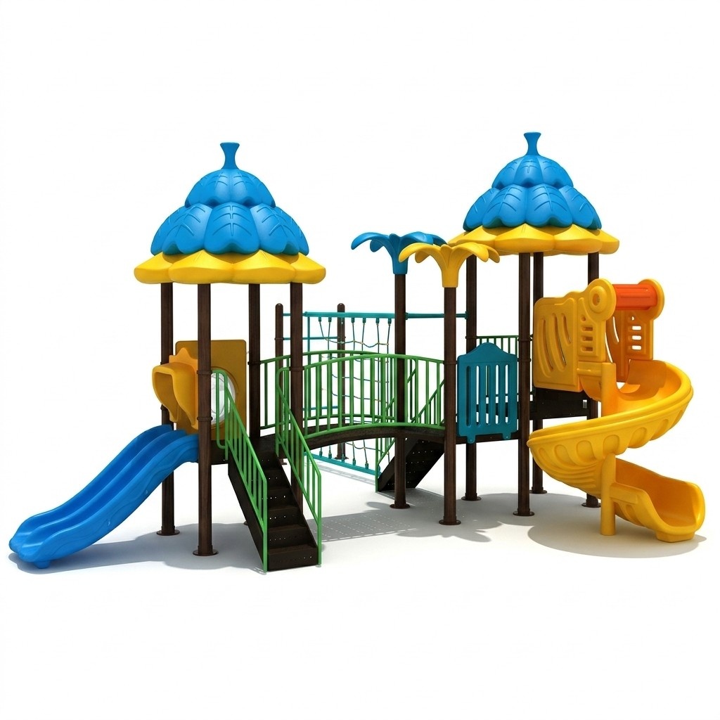 Spielplatz Outdoor Set Rutsche Maßanfertigung Spielplatz im Garten