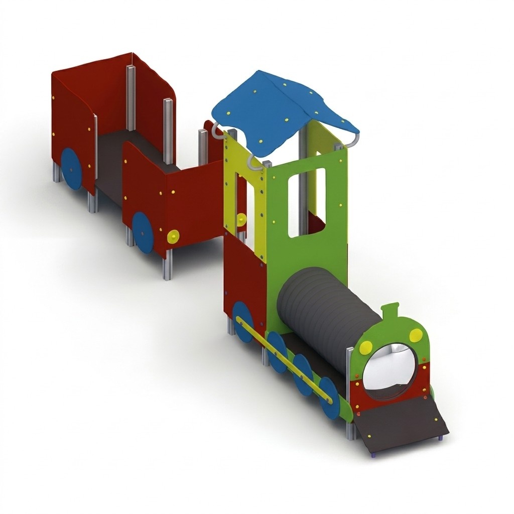 Spielplatz Piratenboot Spielhäuschen Balancierbalken Bewegungsfläche Spielnetz