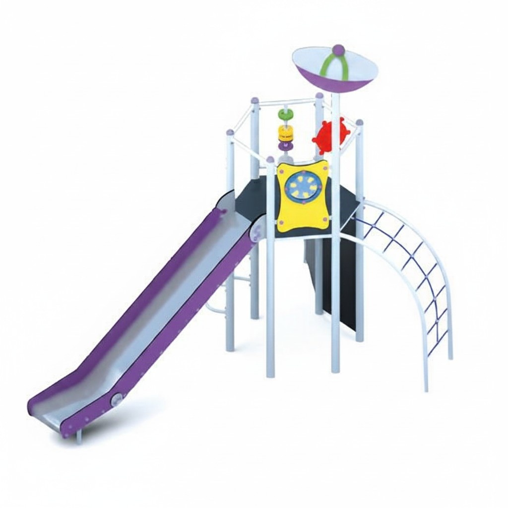 Spielplatz Rutschbahn Klettergerüst Spielstätte Bewegungsfläche Erlebnisplatz