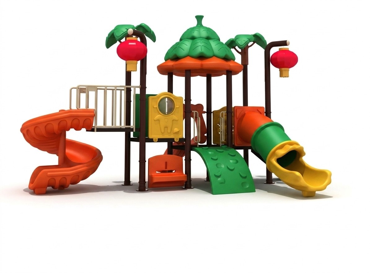 Spielplatz Spielset Kinderhaus Kunststoffeturm Turm Kletterrampe Neu
