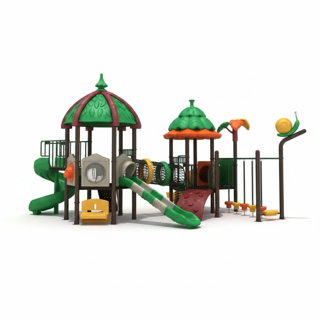 Spielturm mit Rutsche Dschungel Typ Spielplatz Kinderspielplatz Spielplätze