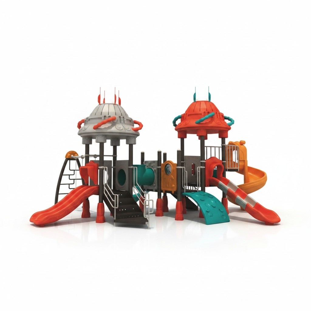 Spielturm mit Rutsche Kletterwand Spielplatz Spiel Kletter Plätze Spielplätze