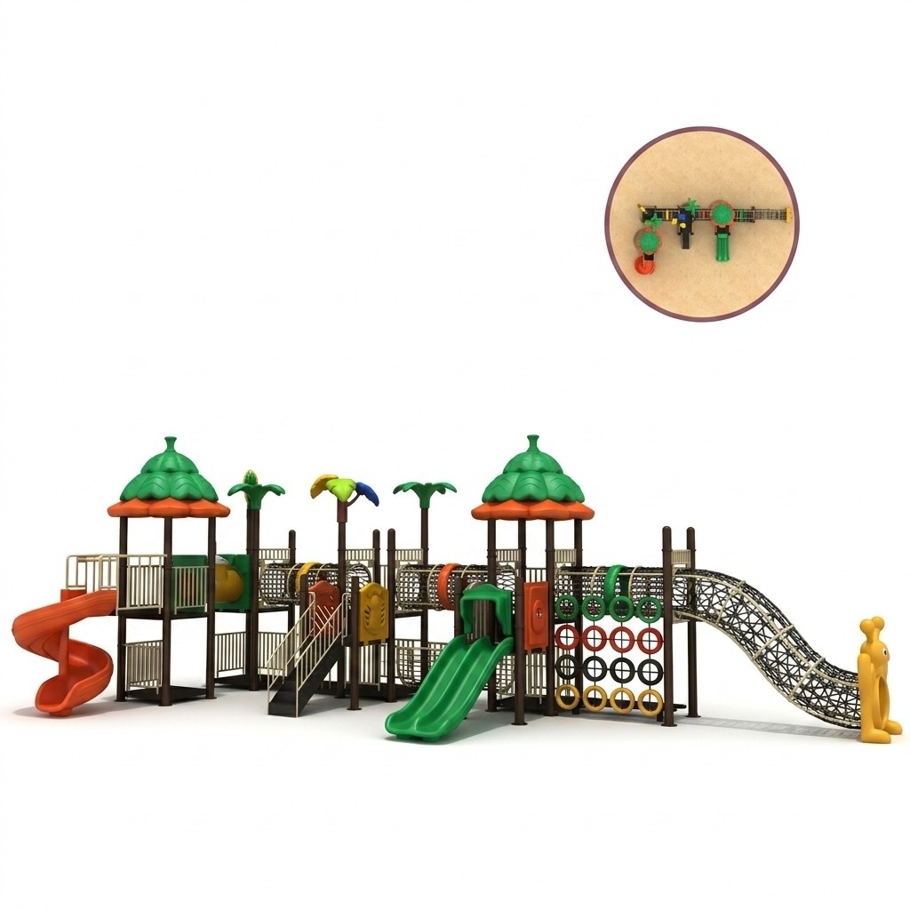 Spielturm Rutsche Kletterturm Unterhaltung Outdoor Spielplatz Spielplätze