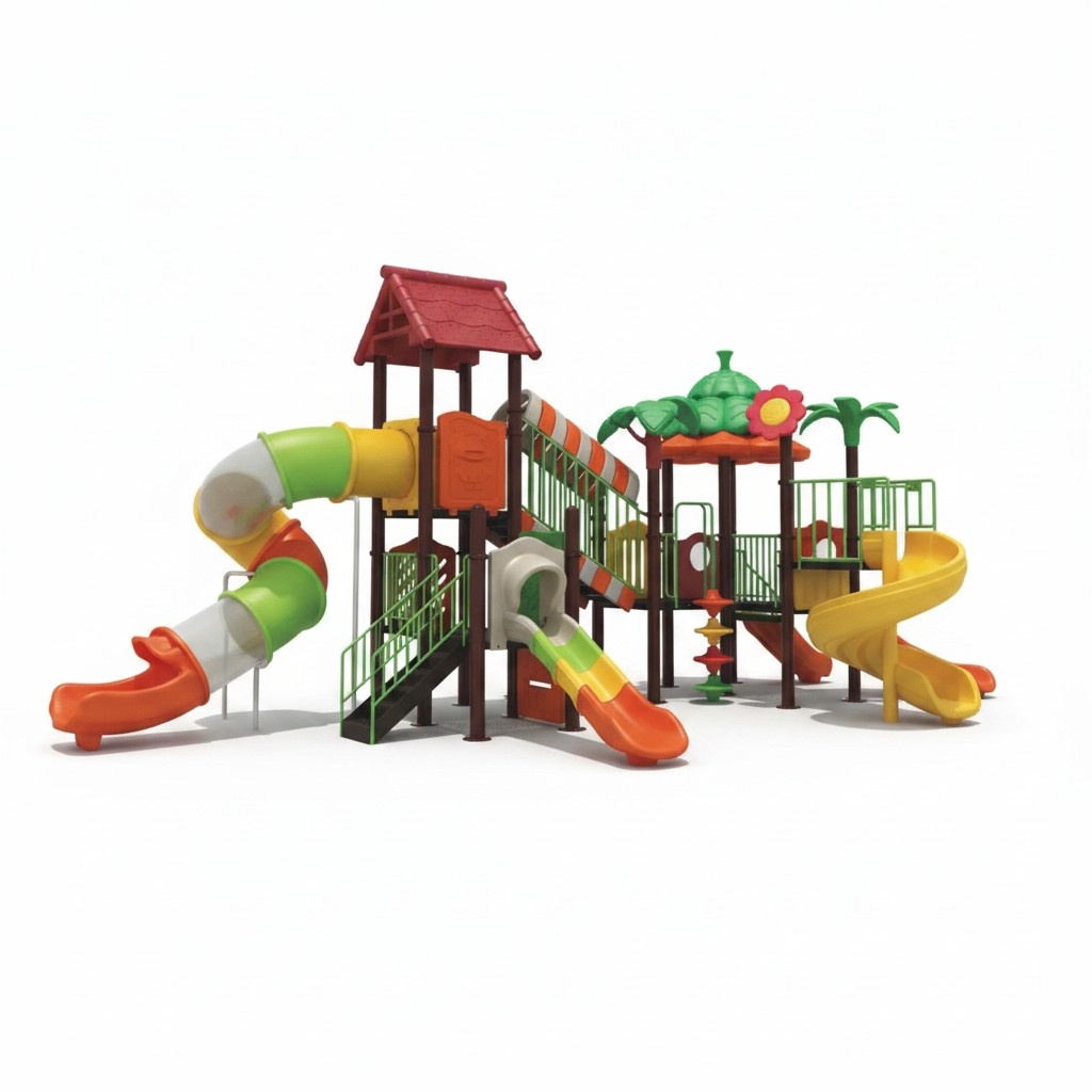 Spielturm Rutsche Outdoor Kinderanimation Dschungelspielplatz Spielplätze