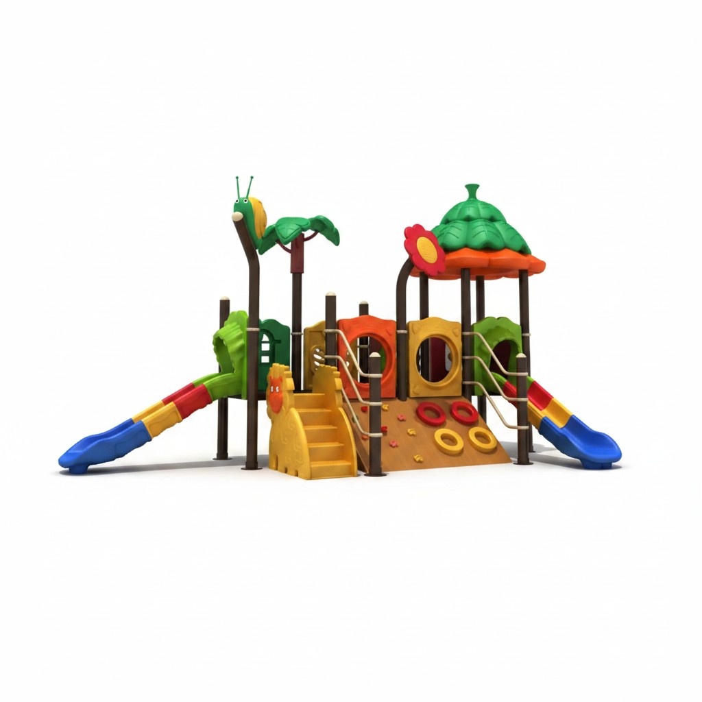 Spielturm Rutsche Turm Spielhaus Spielplatz Outdoor Kletterturm Neu