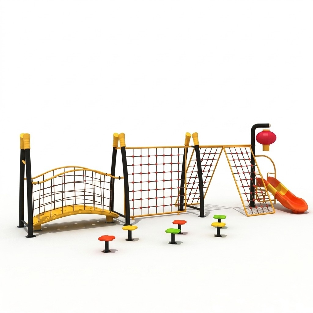 Sportspielplatz für thematische Spiele mit Rutschen Unterhaltung Outdoor