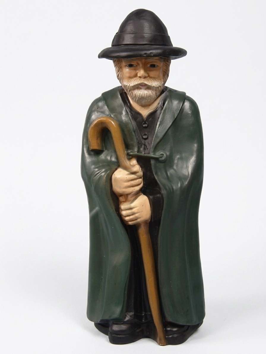 Statuen Schäfer Figur Garten Statue Skulptur Figuren Skulpturen Deko Hirte