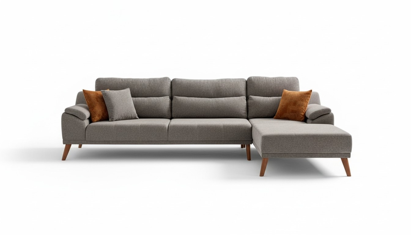 Stilvolle Ecksofagarnitur Eckcouch Wohnlandschaft Sitzlandschaft Sitzgruppe