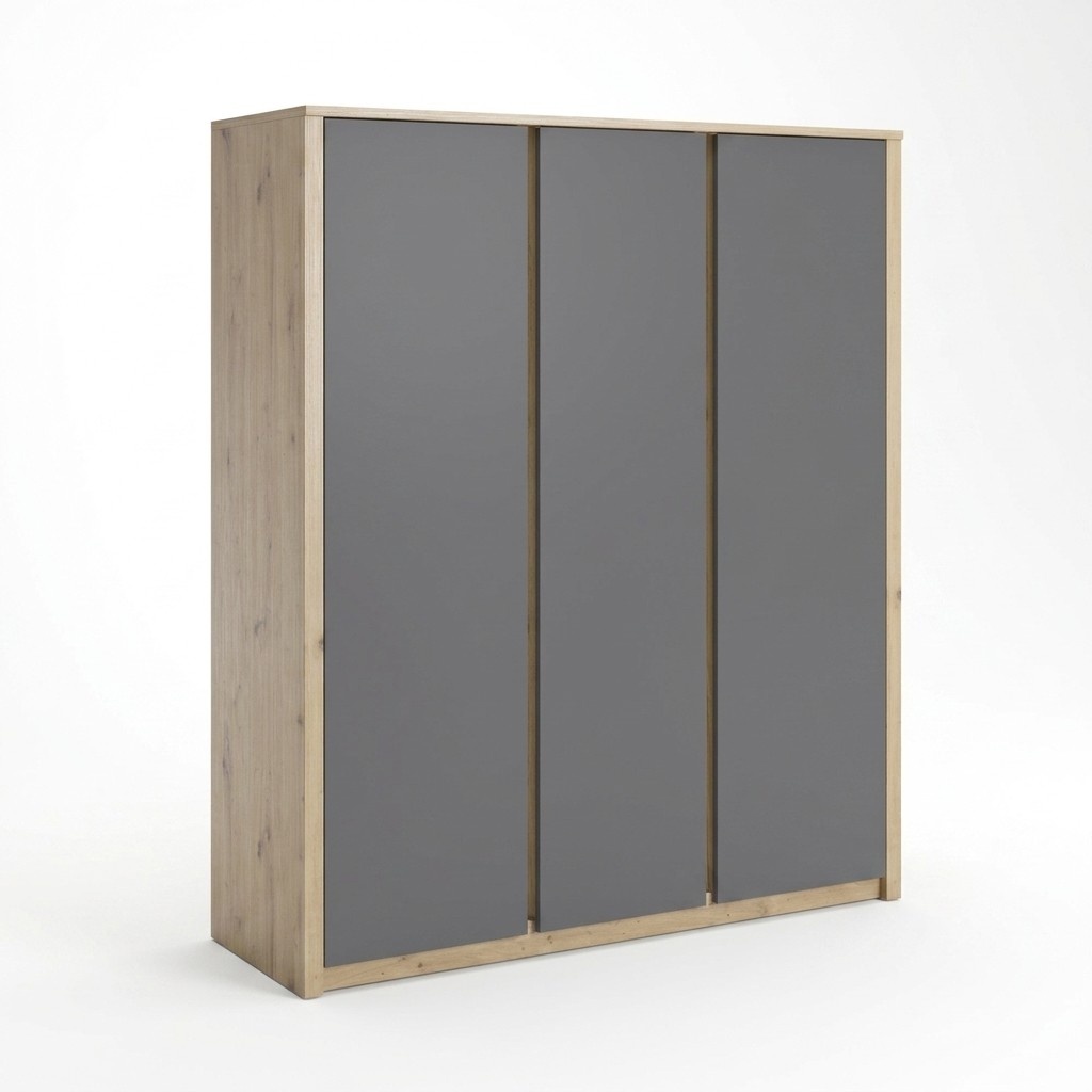 Stoffschrank Kleiderschrank Garderobenschrank 2 stabilen Kleiderstangen