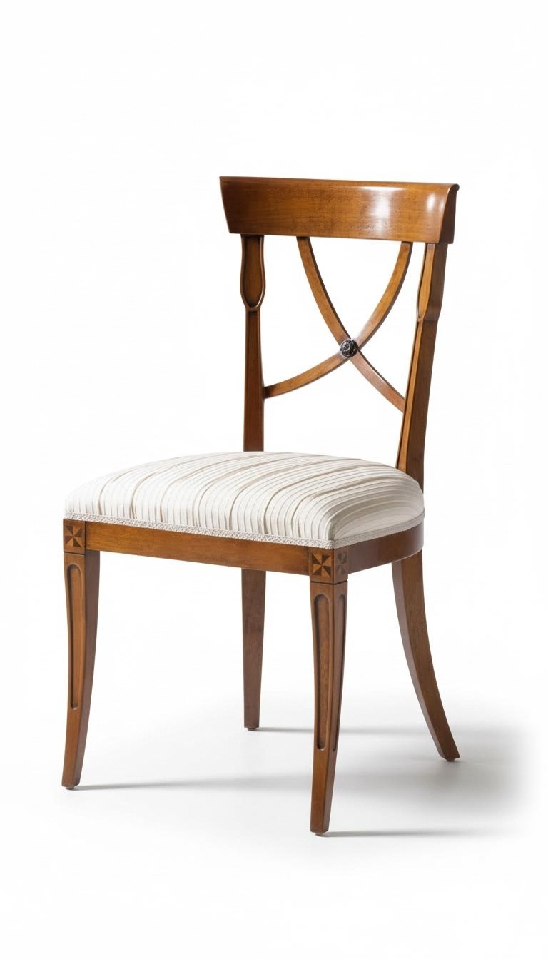 Stuhl Designer Holzstuhl Esszimmerstuhl Luxus Holz Neu Möbel Klassische Stühle