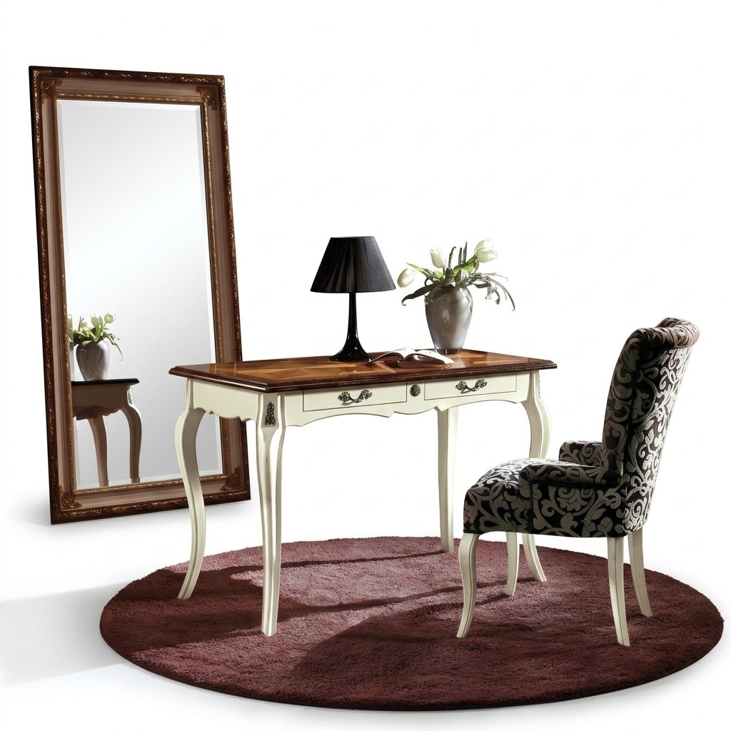 Stuhl mit Armlehne Esszimmerstuhl Holz Esszimmer Stühle Sessl Art déco