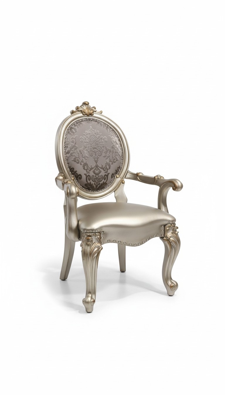 Stuhl Stühle Wohnzimmer Esszimmer Lehnstuhl Polsterstuhl Armlehne Luxus