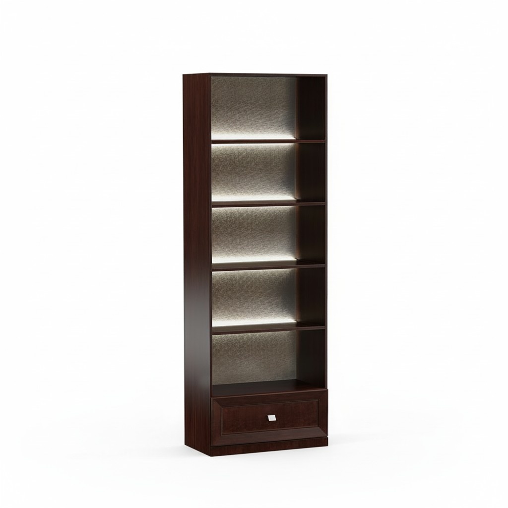 System Büro Möbel Vitrine Aktenschrank Klassischer Holz Schrank Regal