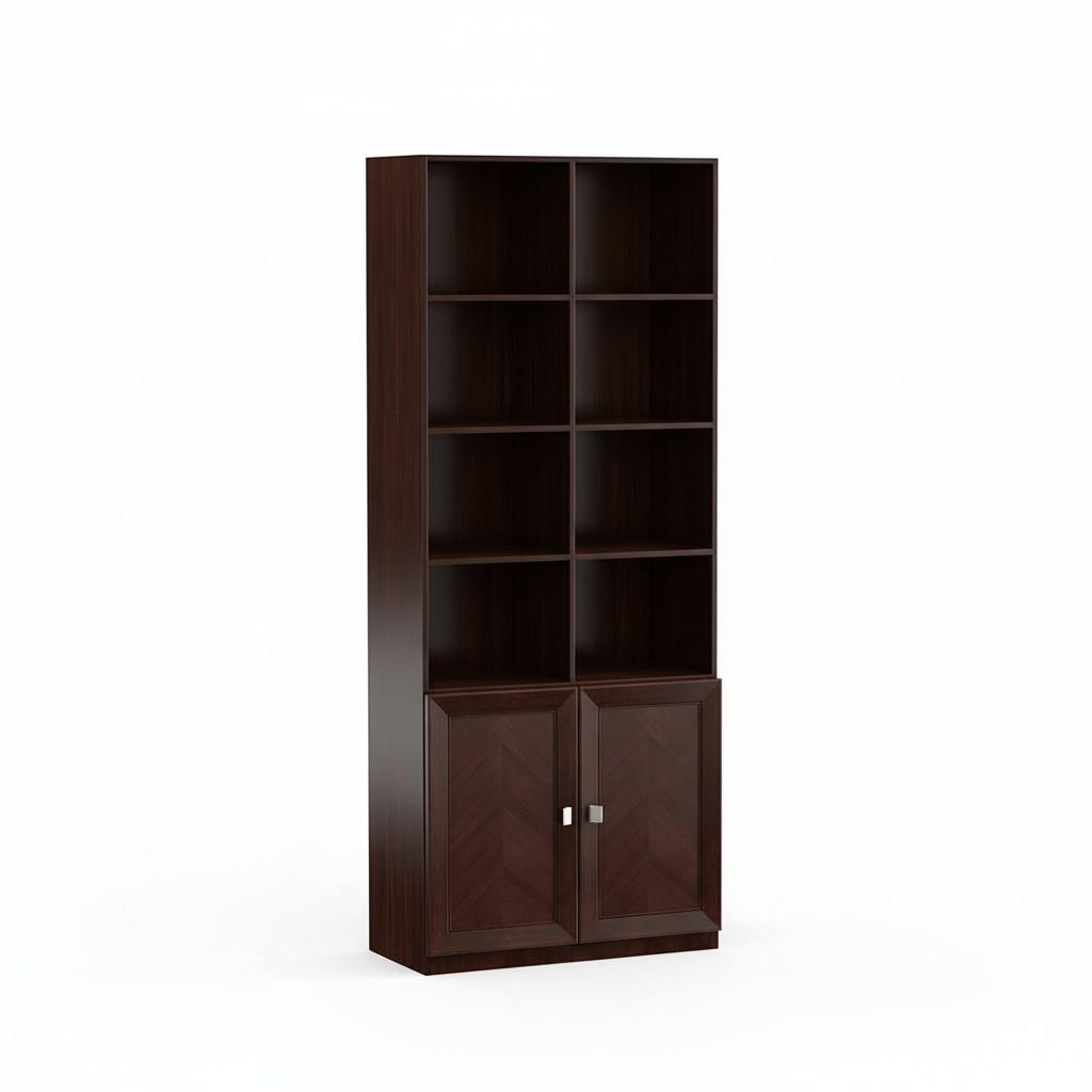 System Büro Möbel Vitrine Aktenschrank Klassischer Holz Schrank Regal