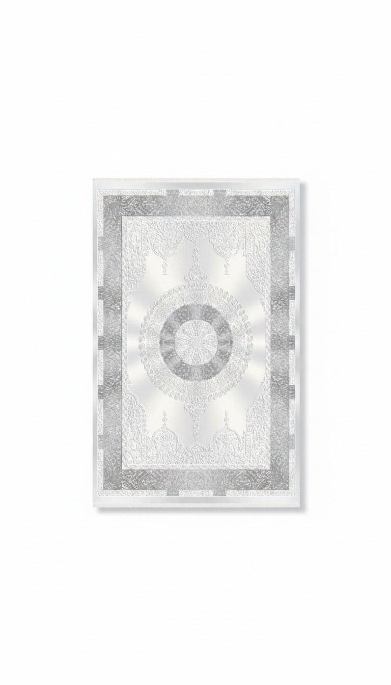 Teppich Kunstfaserteppich Ornament Wohnzimmer Arbeitszimmer Flur Grau