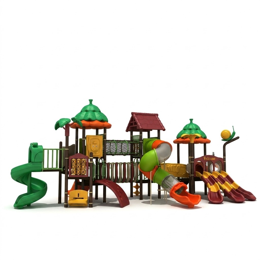 Tieren Turm Outdoor Spielturm mit Rutsche Spielplatz für Kinder Spielplätze