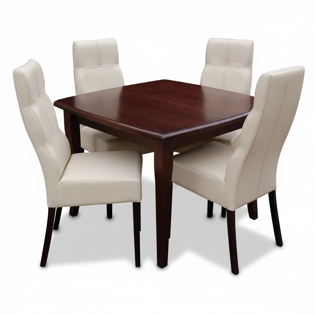 Tisch + 4 Stühle Set Garnituren Komplett Wohnzimmer Esszimmer Ausziehbar