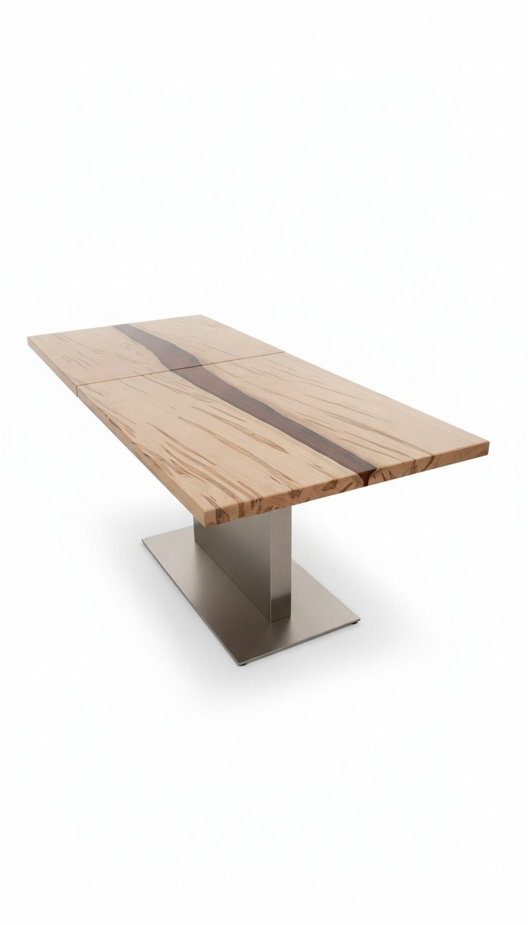 tisch epoxid harz esstisch echtes holz massive möbel wasserfall epoxy konferenz