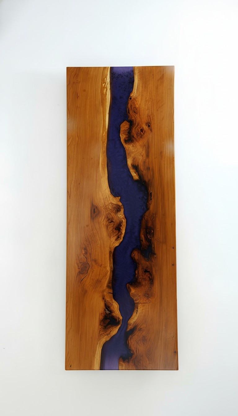 tisch esstisch tische epoxid harz epoxy echtes holz massive design möbel 250x90