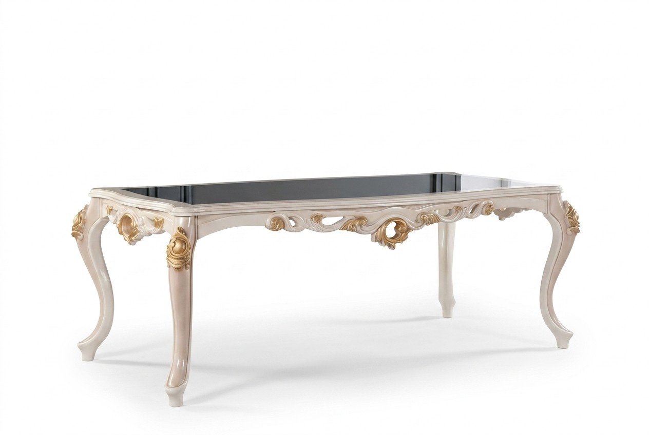 Tisch Esszimmertisch Esstisch Esszimmer Holz Tische Barock Ess Luxus Möbel Neu