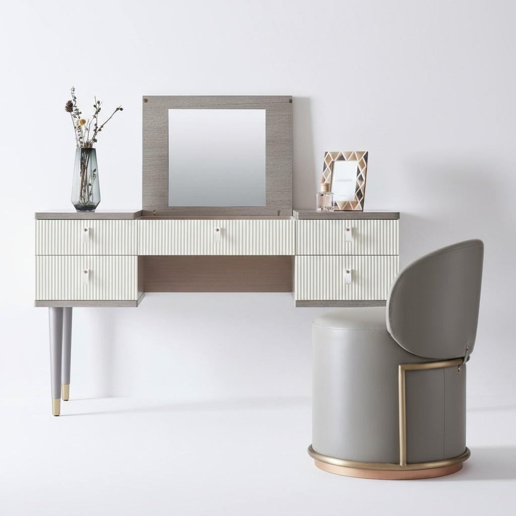 Tisch Klassische Konsole Spiegel Kommode Schminktisch Schlafzimmer